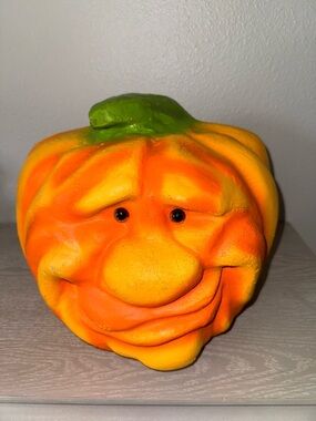 Vintage Halloween 1998 Empire Pumpkin Patch People Large 12" jack o lantern
